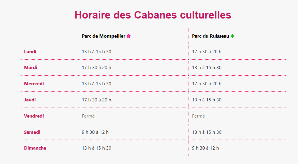 horaire cabanes culturelles Image Ville de Saint-Basile-le-Grand.PNG